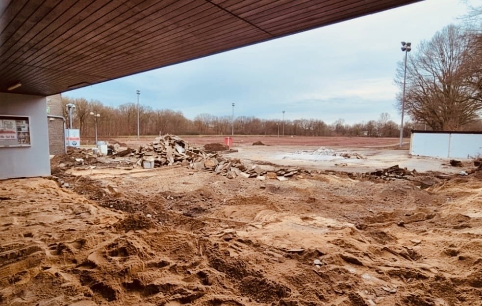 Der Abriss läuft …🚧⛏️🪏